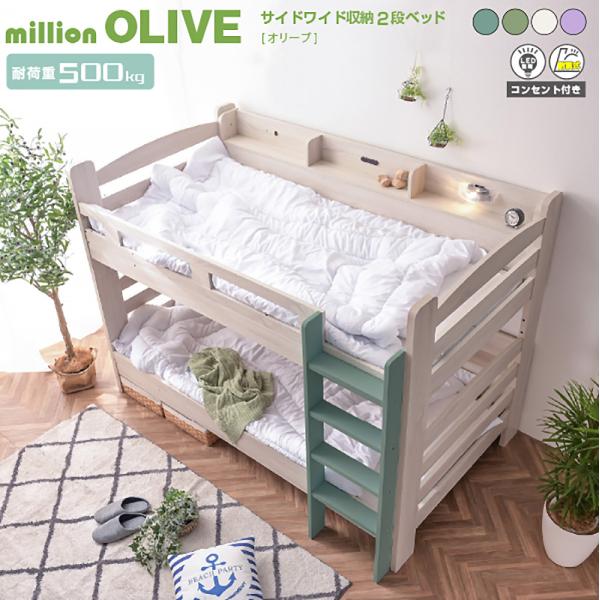 二段ベッド 2段ベッド サイド宮棚付 LED照明付 2口コンセント コンパクト おしゃれ 北欧 材質本体：MDFとパーチクルボード メラミン強化シートすのこ：LVL材 　　サイズ全体：幅202×奥115×高さ145(cm)カラーホワイトウォ...