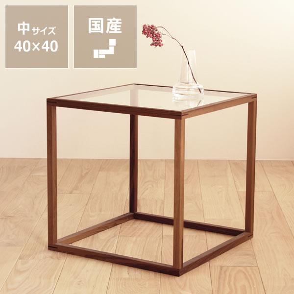 無垢材で作った ネストテーブル 北欧スタイル・木製 中サイズ : 家具の 