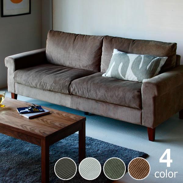 ヴィンテージライク　ソファ ヴィンテージライクなソファ 3人掛け ※代引き不可 : 家具の里