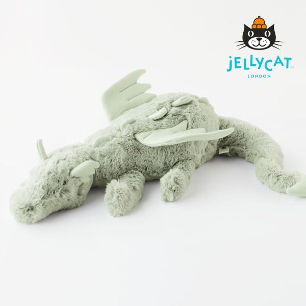 【】セージドラゴン 26cm SMALL Jellycat Sage Dragon （Little） ぬいぐるみ ドラゴン ジェリー
