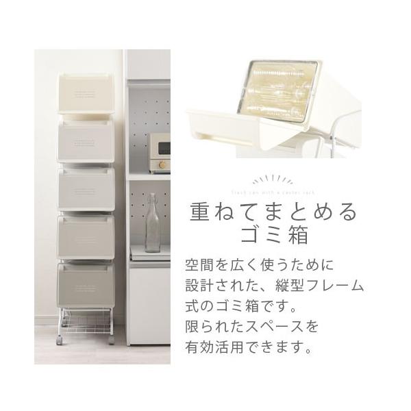 ごみばこ スタンドダストボックス 5分別 スタッキング 脱衣かご おもちゃ箱 ふた付きボックス キャスター付き 一人暮らし 台所 おしゃれ Buyee Buyee 日本の通販商品 オークションの代理入札 代理購入