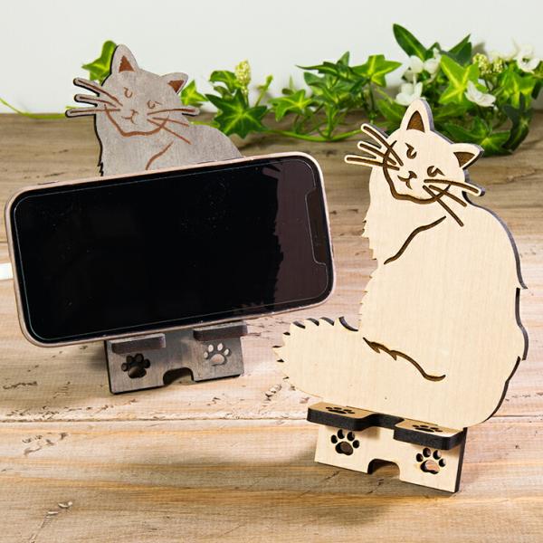 猫のスマホスタンド 黒猫スマホスタンド | 大阪府摂津市 | ふるさと納税サイト「さと