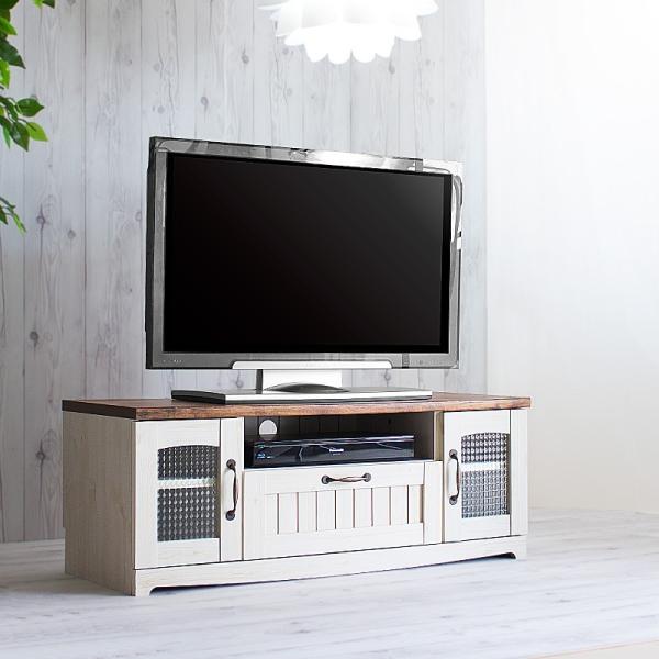 テレビ台 カントリー 幅105 ローボード アンティーク フレンチ 送料