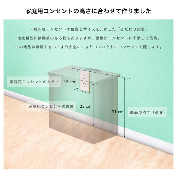 ケーブルボックス コンセント隠し 収納 ケース 白 茶 コーナー おしゃれ Buyee Buyee 日本の通販商品 オークションの入札サポート 購入サポートサービス
