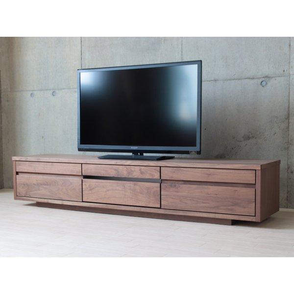 大川家具 テレビボード 幅210cm テレビ台 ウォールナット 無垢材