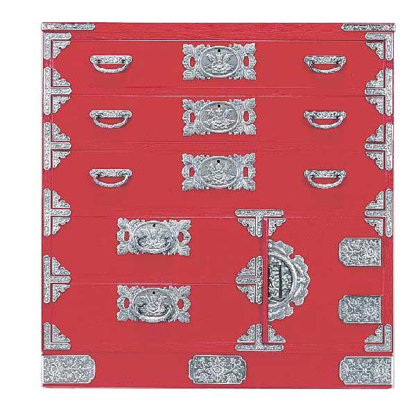 受注生産 民芸家具 和 民芸箪笥 整理タンス 90cm幅 筑後民芸 T-7 開梱