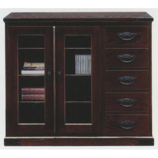 民芸家具 和 和風 完成品 榎津民芸 90cmキャビネット 国産 開梱設置