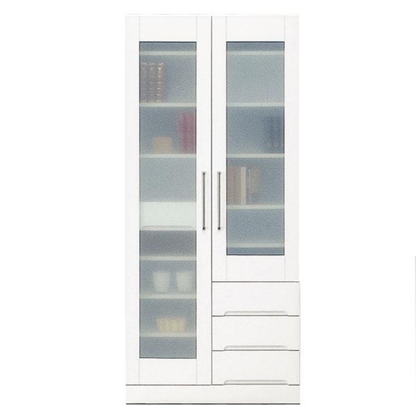 食器棚 マルチボード 80cm幅 クリスタル3 国産 開梱設置 : 家具の