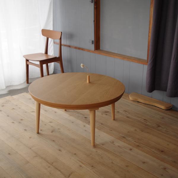 miuミュウ　サクラ　国産　木製円形こたつテーブル 90cm miuミュウ サクラ 国産 木製円形こたつテーブル 90cm - メルカリ