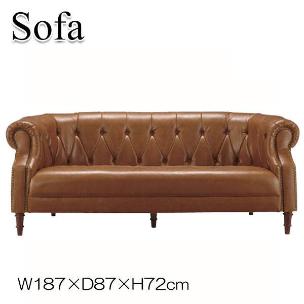 ソファ 3人掛け 3人用 3P 三人 リビングソファ チェア 幅187cm 奥行