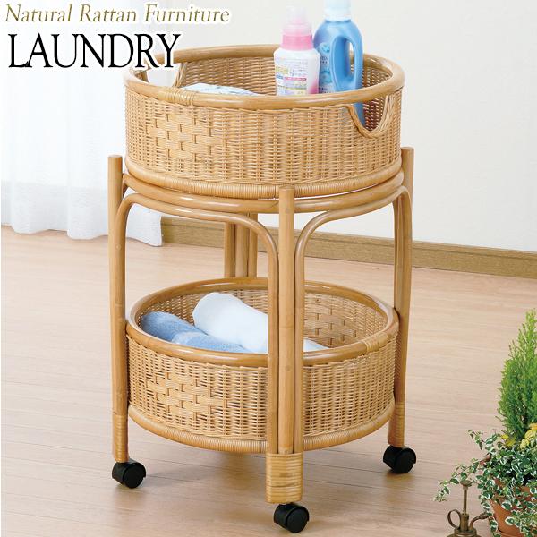 ランドリーボックス 脱衣カゴ 丸型 バスケット 棚 ラック キャビネット