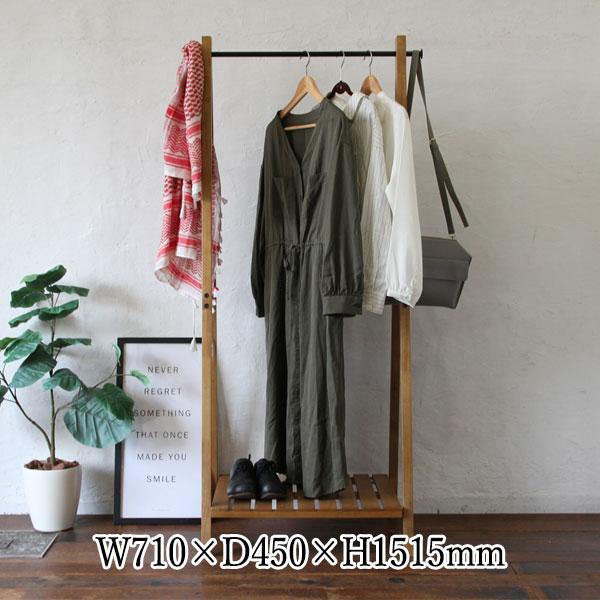 ハンガーラック 木製ラック ハンガーポール パイプハンガー 洋服掛け 