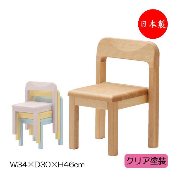 キッズチェア 子どもイス 学習 勉強椅子 コンパクト 省スペース 木製