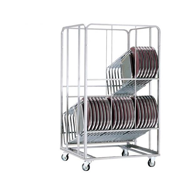 専用台車 ワゴン 収納台車 2段積台車 オフィスチェア 折畳イス パイプ