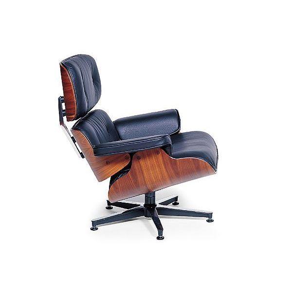 チャールズ・イームズ ミッドセンチュリーラウンジ チェア(黒