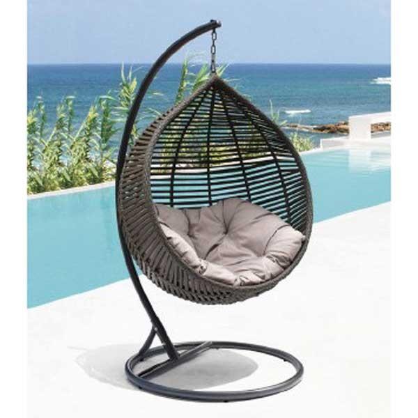 屋内で楽しむハンギングチェア ラウンジャー Hanging Lounger Myc1538gy Myc1538gy 家具セレクトコムyahoo 店 通販 Yahoo ショッピング