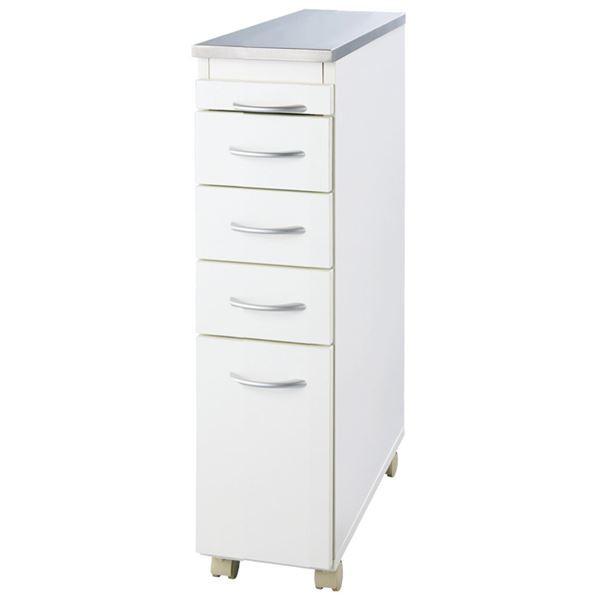 シンプル すき間収納 キッチン収納 幅cm キャスター ダイニング スライドテーブル 正規品スーパーsale 店内全品キャンペーン キッチン ステンレス 引き出し付き