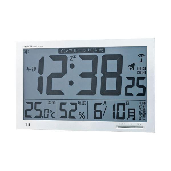 ノア精密 MAG 掛置兼用電波時計 W-602WH ノア精密 MAG 掛置兼用電波時計 W-602WH