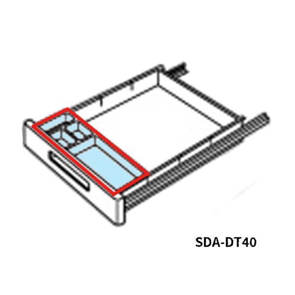 ●外寸法：W340xD96●材質：ポリプロピレン●色：黒色