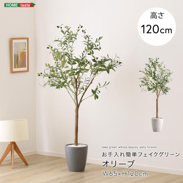 【新品】フェイクグリーン オリーブ 人工観葉植物 大型 造花 120cm オリーブ フェイクグリーン 高さ120cm 観葉植物 フェイク 大型 人工