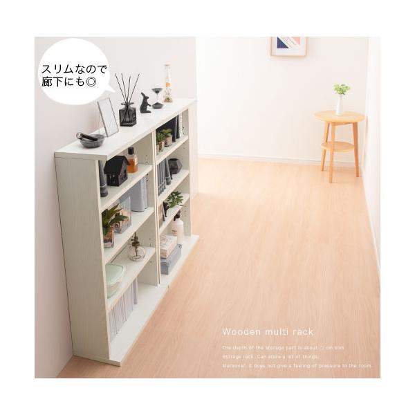 本棚 薄型 ロータイプ 幅60 飾り棚 木製 ディスプレイ 薄い スリム 可動棚 漫画 文庫 Cd Dvd 収納 収納ラック 薄型収納 コミックラック リビング Buyee Servicio De Proxy Japones Buyee Compra En Japon