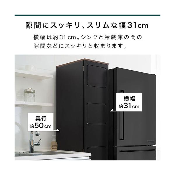 ゴミ箱 45リットル おしゃれ ダストボックス 分別 キッチン キ
