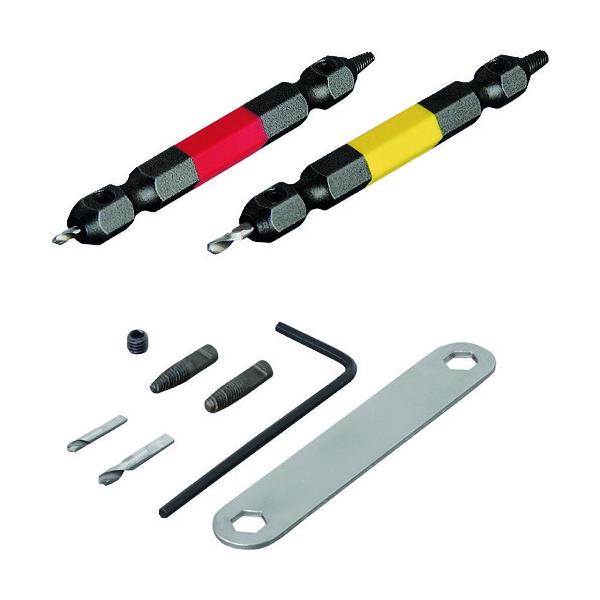 単品 アネックス　なめたネジはずしビット２本組　Ｍ２．５〜５ネジ用　全長６５ｍｍ