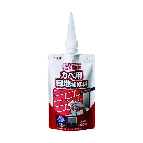 単品 アサヒペン ワンタッチカベ用目地補修材 ２００ＭＬ Ｗ００３　グレー