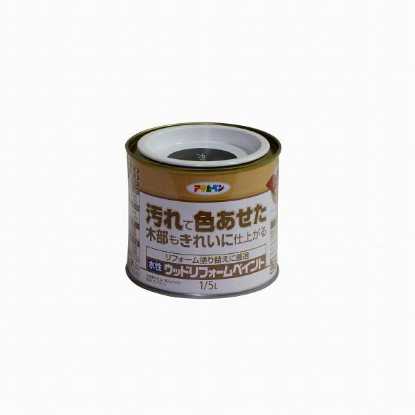 単品 アサヒペン 水性ウッドリフォームペイント １／５Ｌ ブラック 【キシラデコールウッドコートと同等品】
