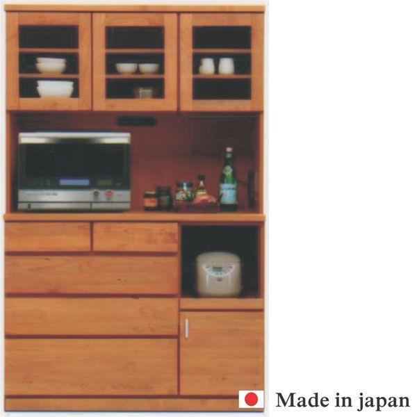 通販 通販激安返品ok の食器棚 レンジ台 開梱設置付 ダイニングボード キッチン収納 完成品 完成品 幅1cm 開梱設置付