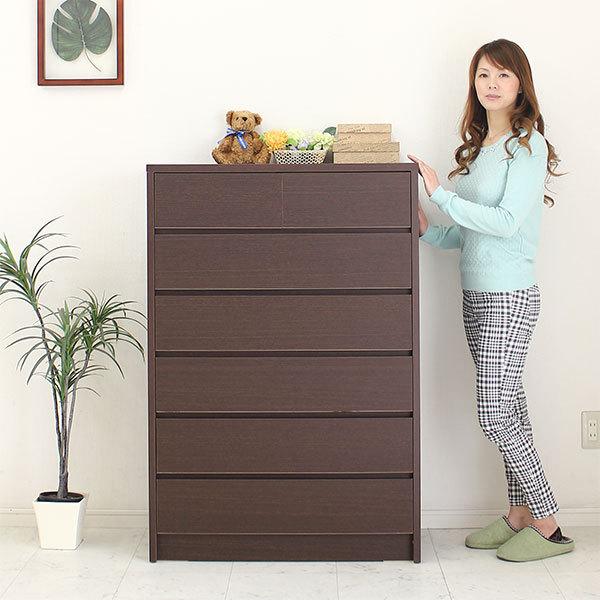 タンス ハイチェスト 収納チェスト たんす 幅80cm 完成品 大容量 衣類収納 ブラウン 大川家具 国産 日本製 北欧 おしゃれ 送料無料 Na 家具セレクトショップ ビビット 通販 Yahoo ショッピング