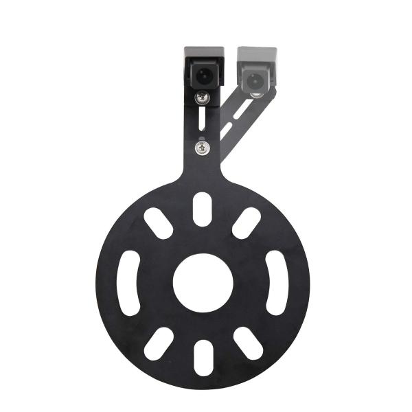 DUNTUO 車用スペアタイヤマウントバックアップカメラ ジープ ラングラー JK JKU ルビコン アンリミテッド用 調節可能なブラケットリバービングリアビュ