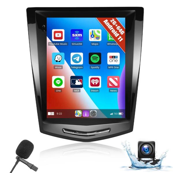2+32G Android 11 Car Radio for Cadillac ATS CTS XTS SRX 2013-2020, Wireless Appl