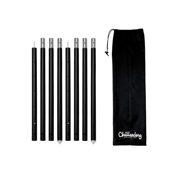 Chillaxing チラクシング クワトロ タープポール アルミ製 2本セット Chillaxing チラクシング クワトロ タープポール アルミ製 2本セット