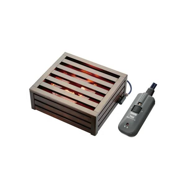 ●温度調整：手元電子コントロール式（連続電力自動制御）●電源コード：丸打ちコードタイプ3ｍ　電子コントローラー付　KET22D●ハロゲンヒーターの特長立ち上がりが早く、速熱・速暖性に優れています。近赤外線を中心としたオレンジ色の光を発生させ...