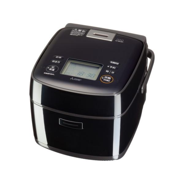 三菱 IHジャー炊飯器 3.5合炊き 備長炭 炭炊釜 NJ-SE06H-B 黒曜