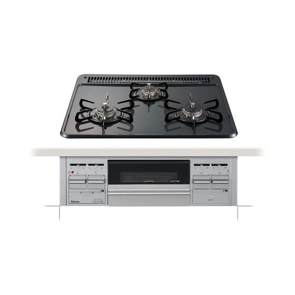 他サイト： パロマ ビルトイン ガスコンロ 60cm LPガス PKD-N36S-LPの商品画像