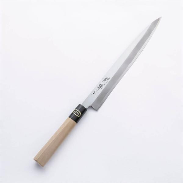 関孫六 白紙鋼 白紙2号 水牛柄 柳刃 240mm 貝印 包丁 24cm 業務用 和
