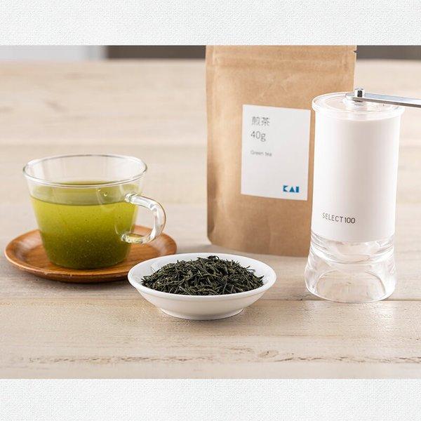 貝印 ギフト お茶ミル 緑茶 セット おしゃれ お茶 粉末 宇治茶 煎茶 食茶 健康 食品 セレクト100 Kai 退職祝い 母の日 Kaiストア 通販 Paypayモール