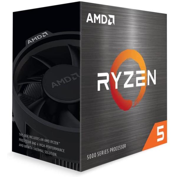 代引不可 CPU AMD Ryzen 5 5500 w/ Wraith Stealth Cooler 3.6GHz 6コア/12スレッド AMD 100-100000457BOX