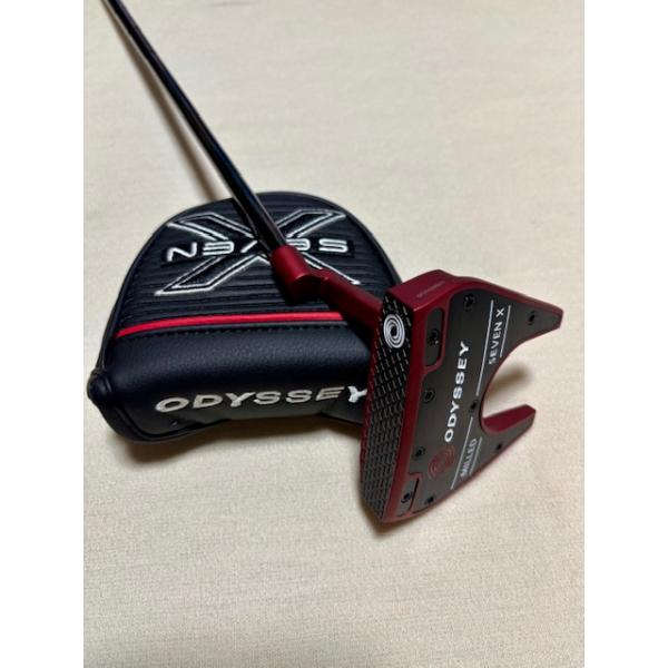 オデッセイ #7系 パター 34インチ マレット カバー付 ODYSSEY（キャロウェイゴルフ） オデッセイ レッド7X 34インチ（限定