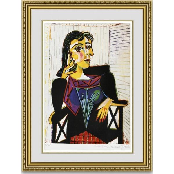 ピカソ　「ドラ・マールの肖像」陶板 飾り皿 絵画 額　画家　美術品　インテリア ピカソ 「ドラ・マールの肖像」陶板 飾り皿 絵画 額 画家 美術品