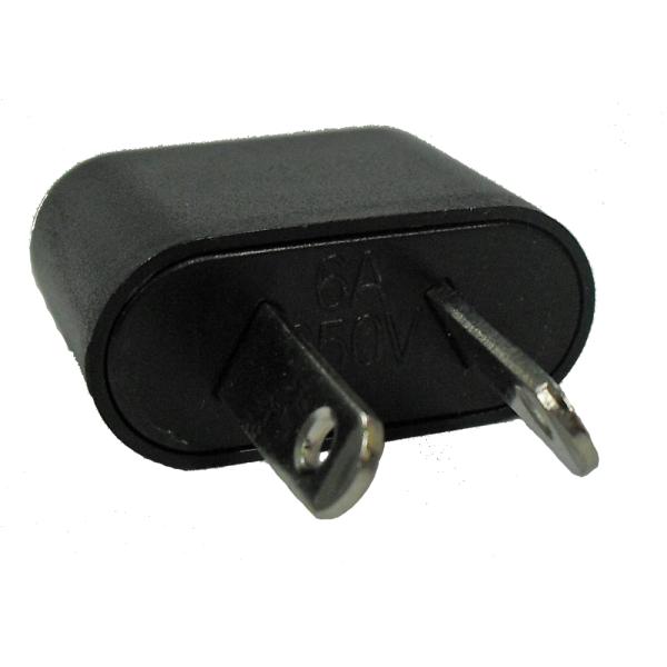 Aタイプ、Cタイプ、SEタイプのピンをOタイプのハの字型ピンに変換！メーカー：NISSYO（日章工業）品番：NP-4耐電圧：6A/250V※こちらの商品は、プラグ形状を変換するアダプターです。電圧や周波数を変換することはできませんので、ご注...