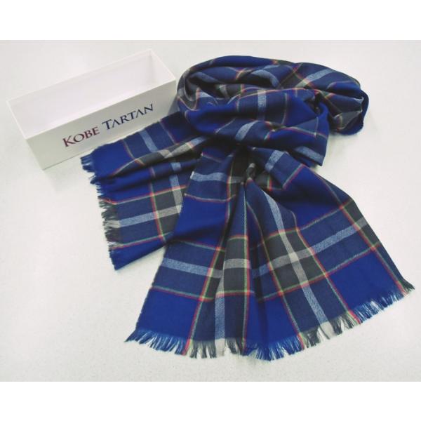 神戸タータン KOBE TARTAN シルケットウールストール ギフト
