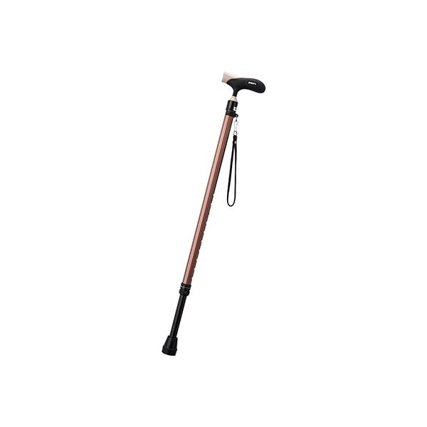 ミキ ソフトグリップ 四点杖 パープル ソフトグリップ四点杖アルミ