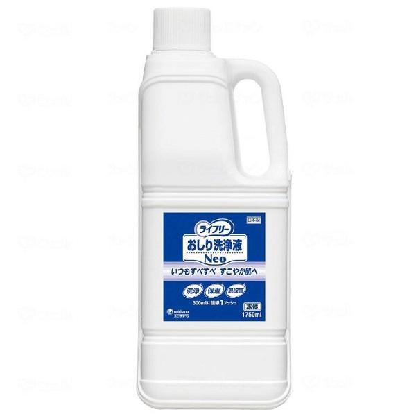 ライフリー おしり洗浄液Neo 付替え 1本 1750mL　93442→53444 ユニ・チャーム 洗浄 保湿 肌保護 介護 (法人様送り専門店)