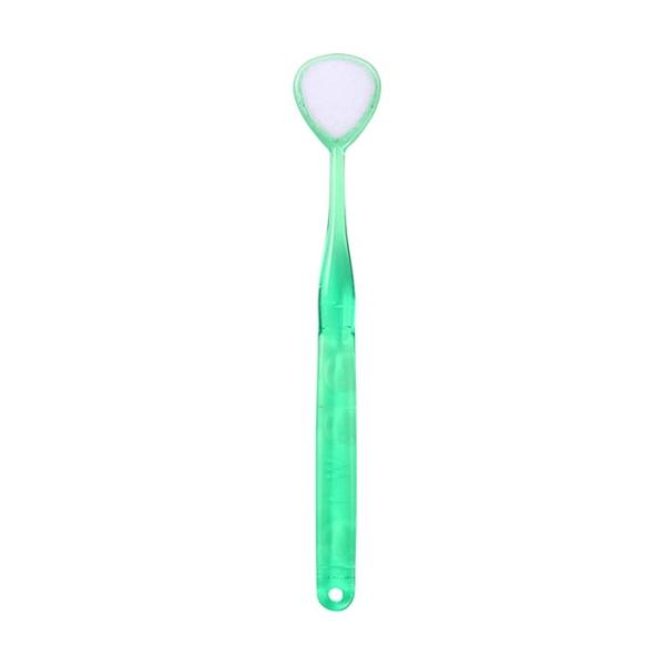 シキエン　Soft舌ブラシW-1 ダブルワン　W1-A-G 色：グリーン 緑色　１本 舌用クリーナー　メール便対象品　(法人様送り専門店)