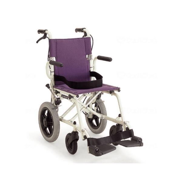 他サイト： 簡易車いす　旅ぐるま　KA6　No.80 プラム　非課税 カワムラサイクル　旅行 お出かけ 介護 車椅子の商品画像