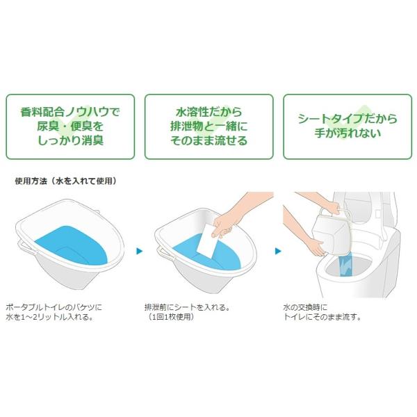パナソニック 介護もーる ポータブルトイレ用消臭シート40枚入り お買い得60袋セット Pn L グリーンハーブの香り 衛生 清拭 トイレにそのまま流せる 60 介護もーる 介護用品専門店