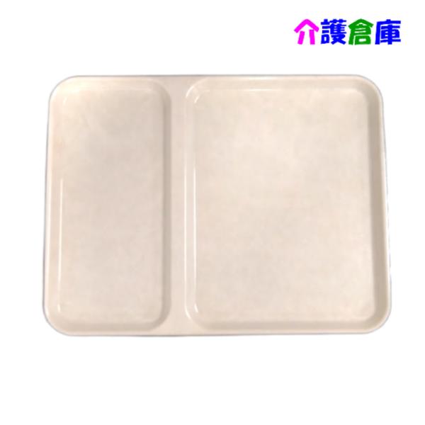 【在庫限りの特価販売】温冷配膳専用 レギュラートレイ EST-3 アイボリー (1枚)  幅415mm×奥行320mm 業務用/トレー/施設用/病院用/EST3IV